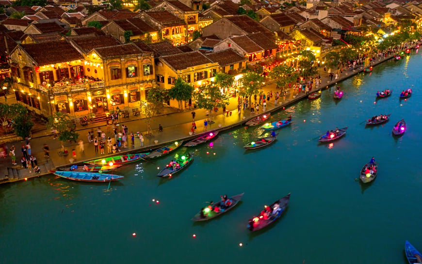 베트남 호이안에 속한 고대도시의 아름다움 (사진: Vietnam National Administration of Tourism)