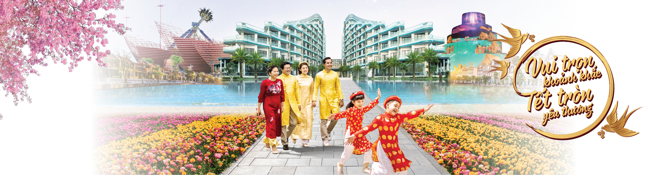 Tong hop uu dai dat phong Tet tai Vinpearl Nam Hoi An