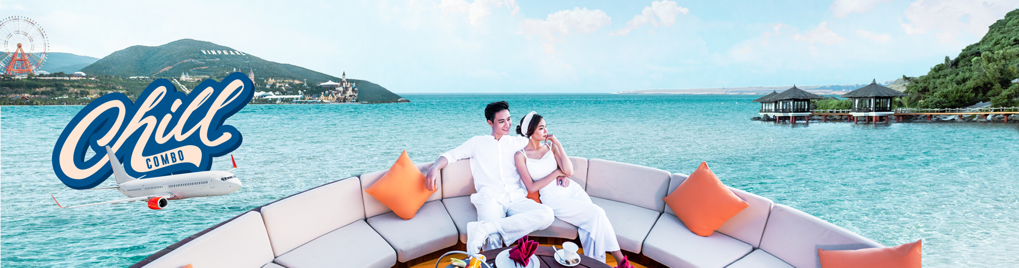 Chill Combo - Combo Ve may bay + Khach san sieu hap dan he 2021