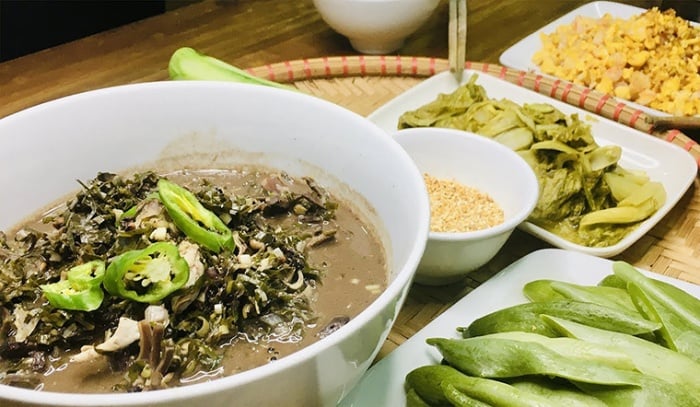 Thanh Hoa specialty bitter leaf soup (Source: Collected)
