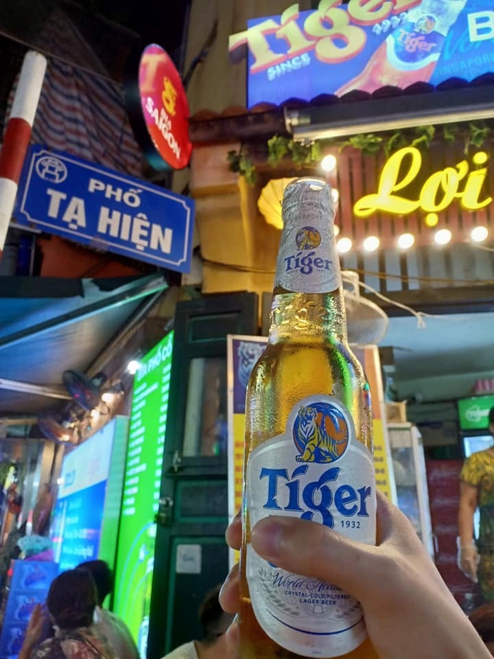 Beer Street in Hanoi