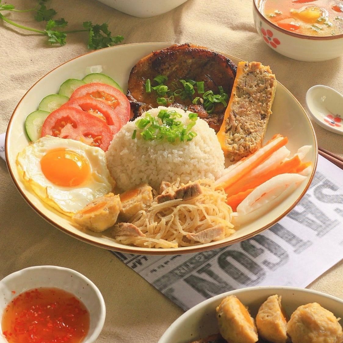 Com tam is considered by many to be the best food in Southeast Asia