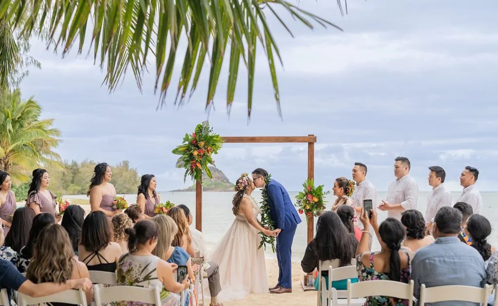 Hawaii is a top destination for weddings