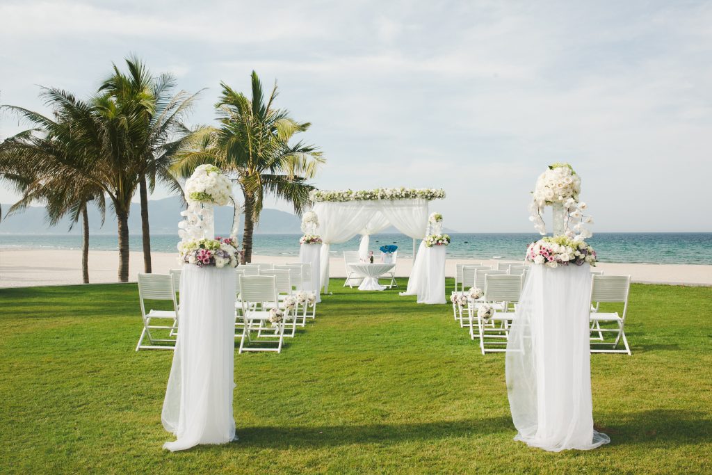 Hoi An’s pristine beaches offer a perfect backdrop for exchanging vows
