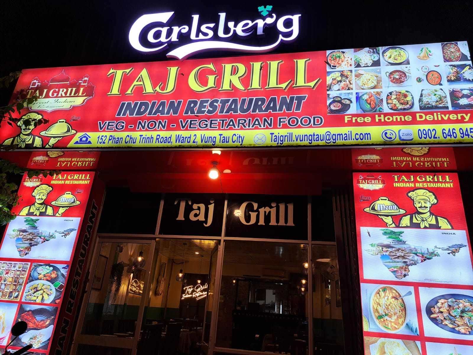 If you are looking for an Indian restaurant in Vung Tau, visit Taj Grill