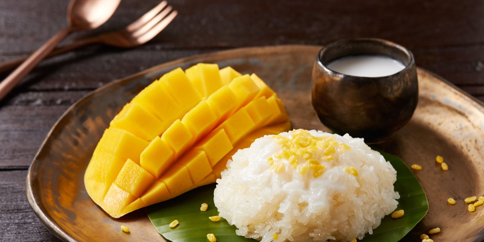 Mango sticky rice from Thailand