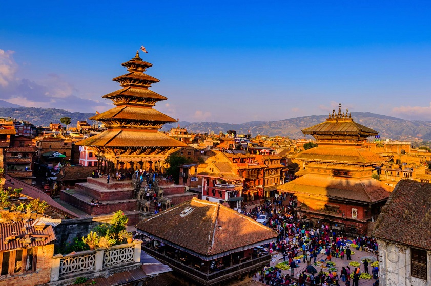 Nepal stands out as one of the best international places to visit from India in May
