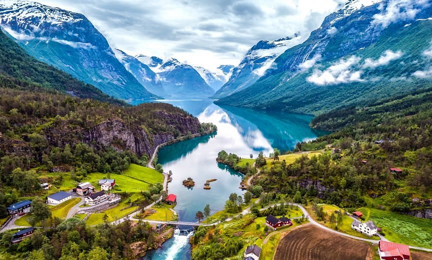 Norway is known as one of the top countries for August holidays from India