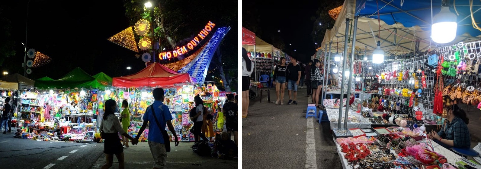 Quy Nhon Night Market is a shopping hub for visitors
