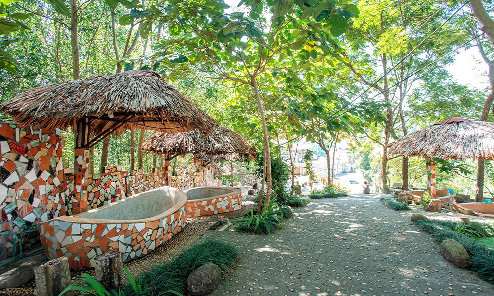 Relax at My Lam mineral springs