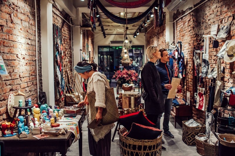Souvenir shop in Hanoi