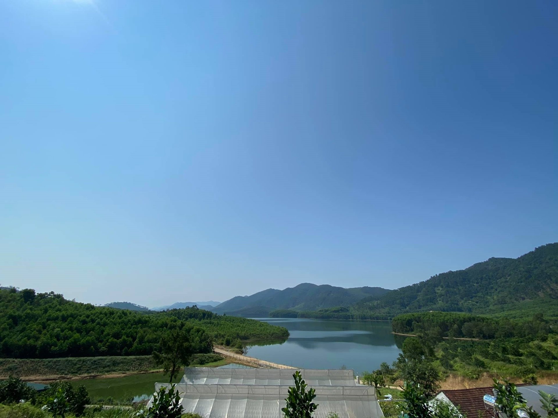 Trai Tieu Lake offers a peaceful retreat amid lush surroundings