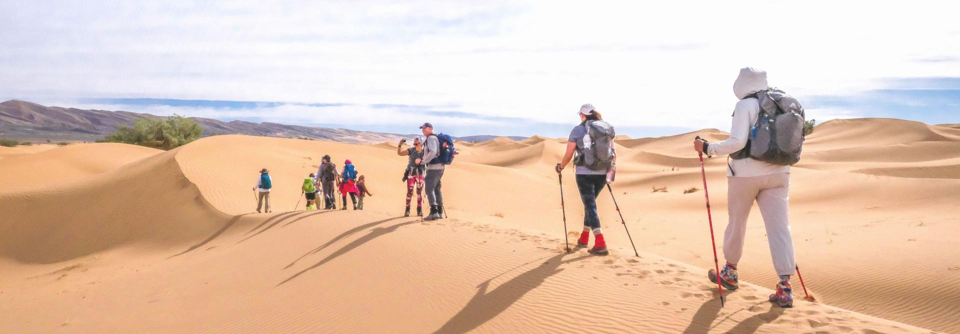 Trekking across the Sahara Desert - a must-try activity in Morocco in January