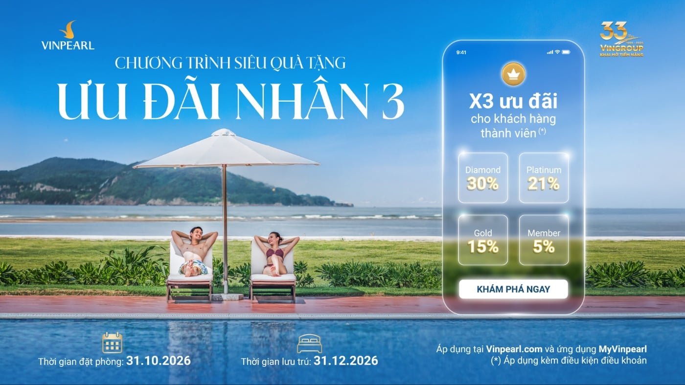 Ưu đãi Vinpearl cho hội viên VinClub