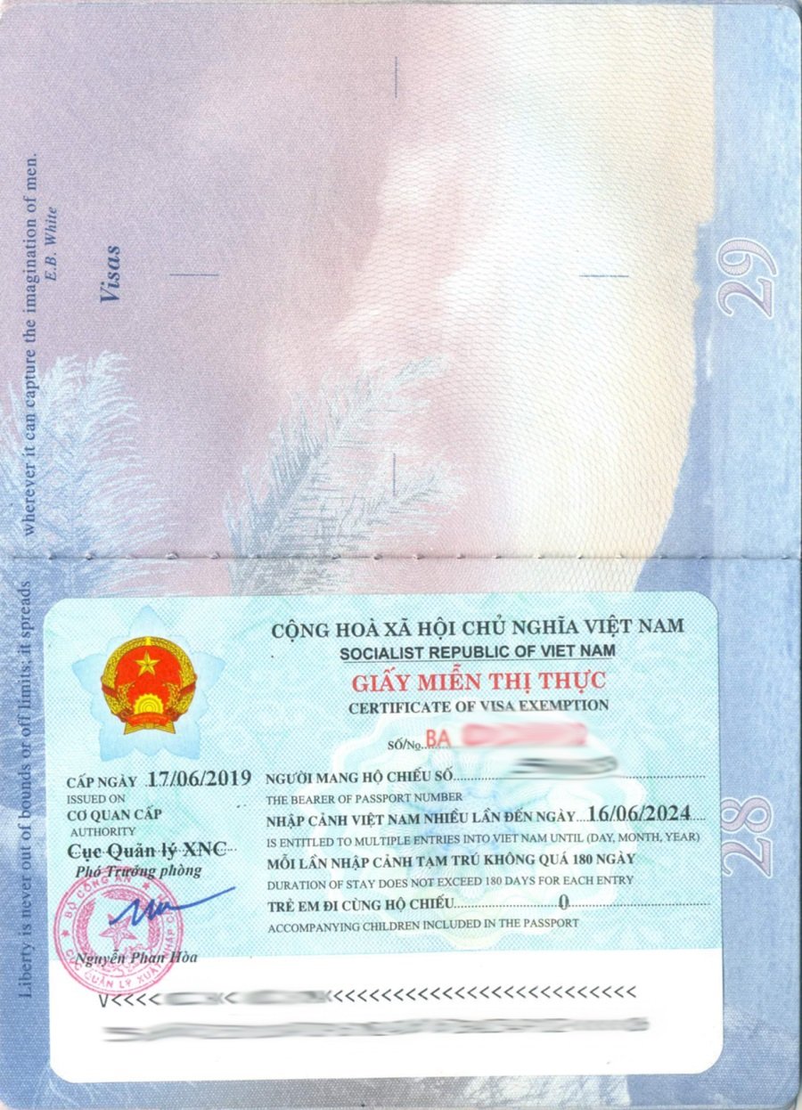 Vietnam 5-year visa