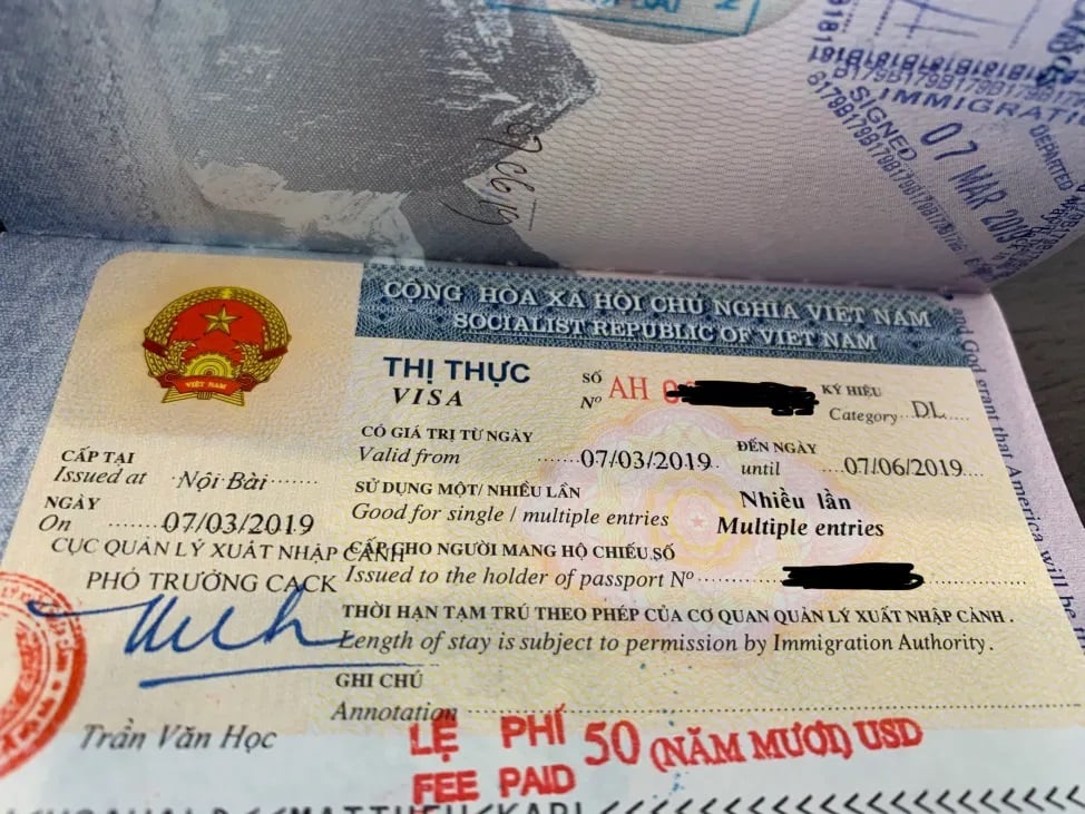 Vietnam visa 3 months