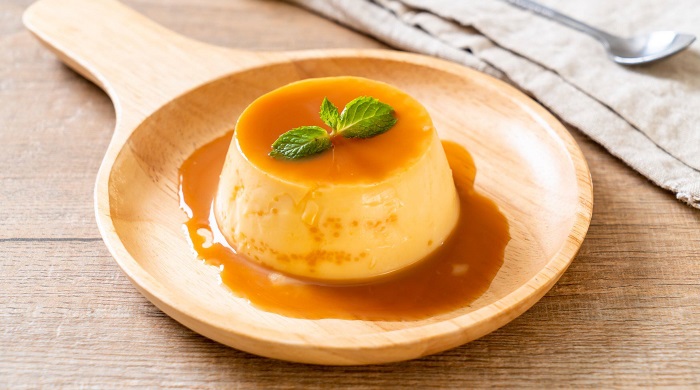 Vietnamese flan cake