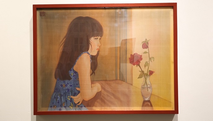 Vietnamese silk painting