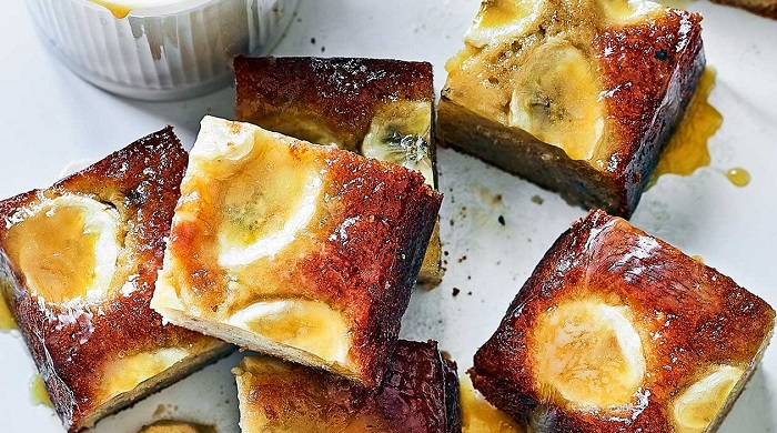 Vietnamese banana cake