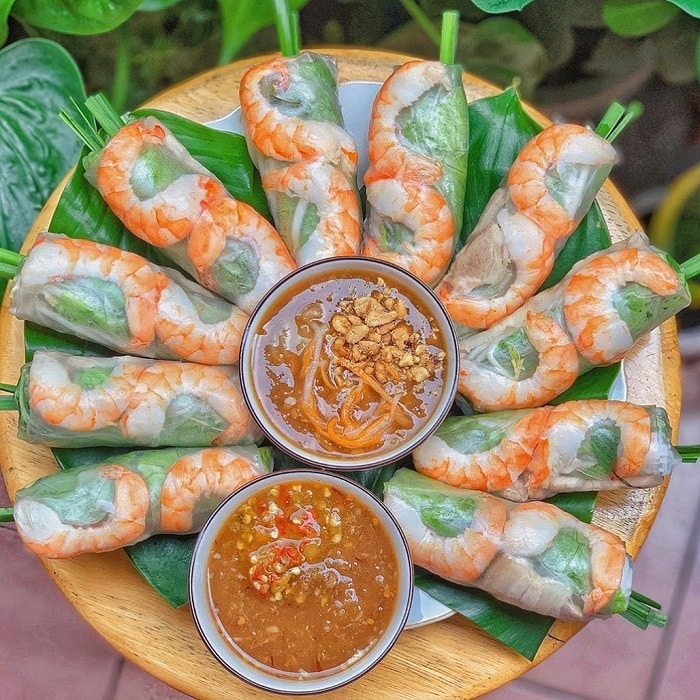 Vietnamese shrimp rolls