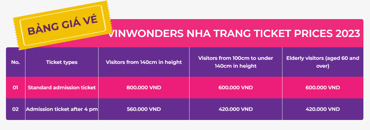 VinWonders Nha Trang tickets
