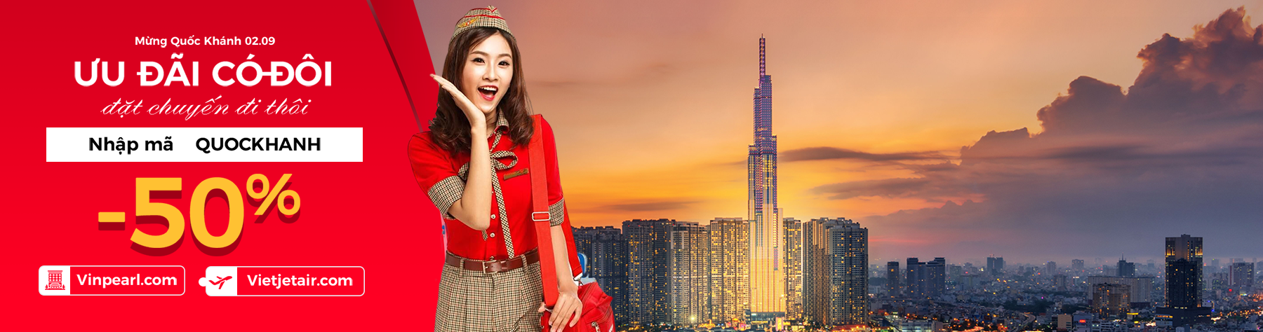 Vinpearl x Vietjet uu dai co doi