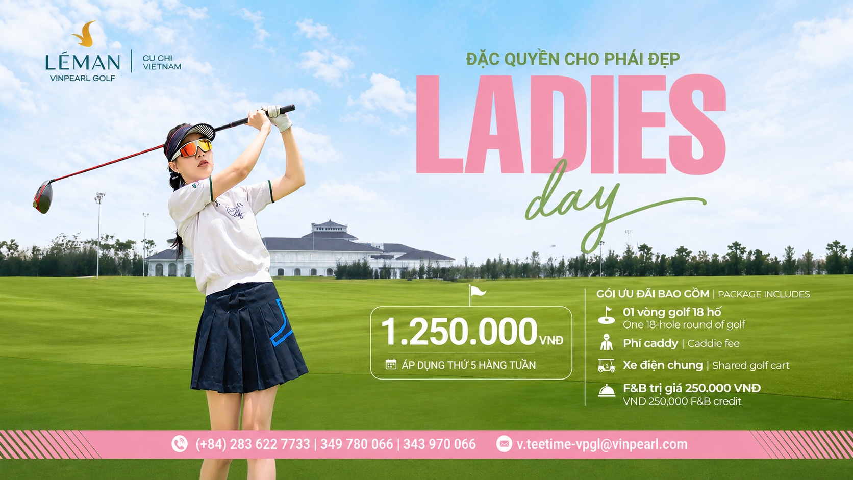 ưu đãi nữ golfer