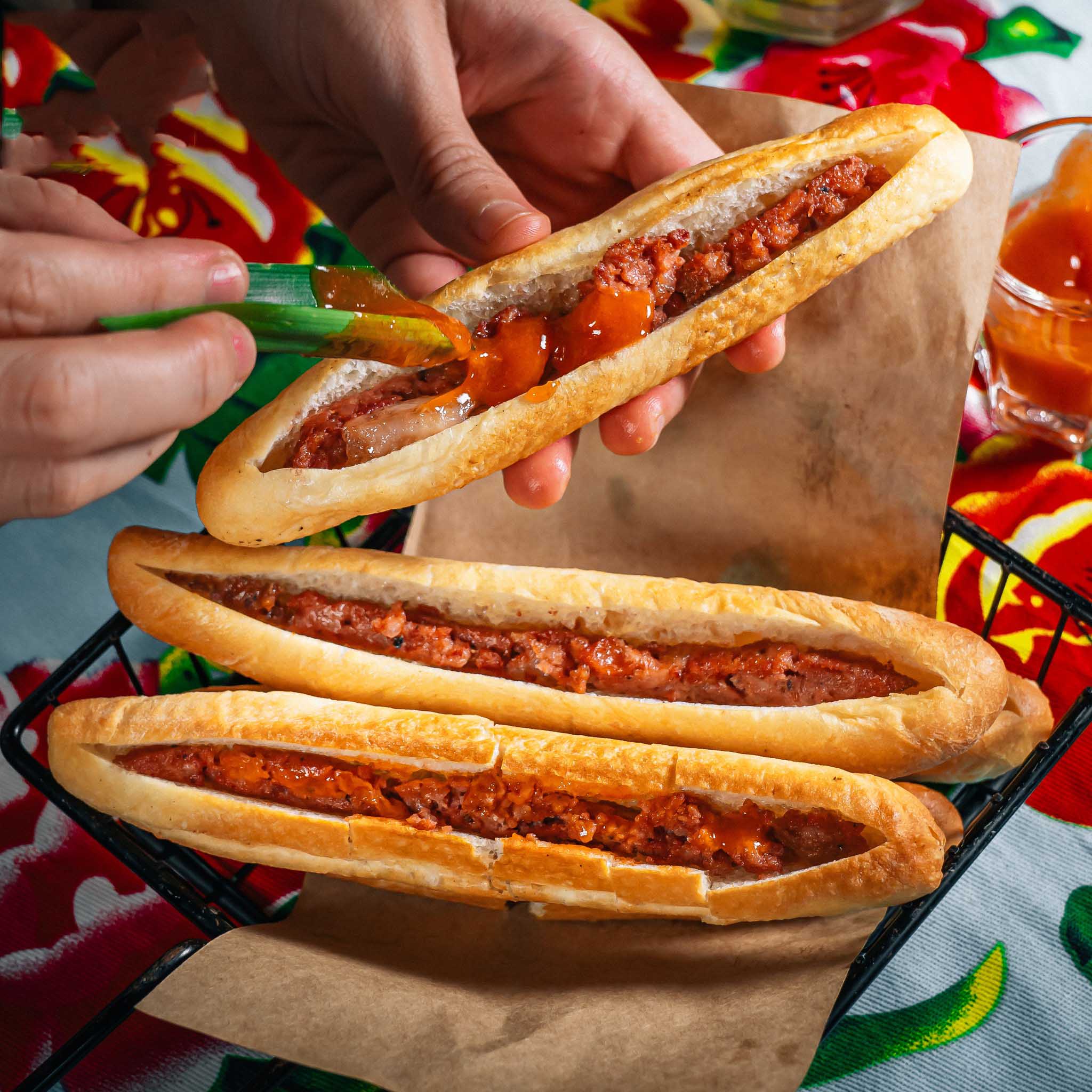 bánh mì que đặc sản Hải Phòng