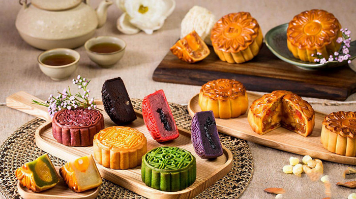 bánh trung thu đậu đỏ