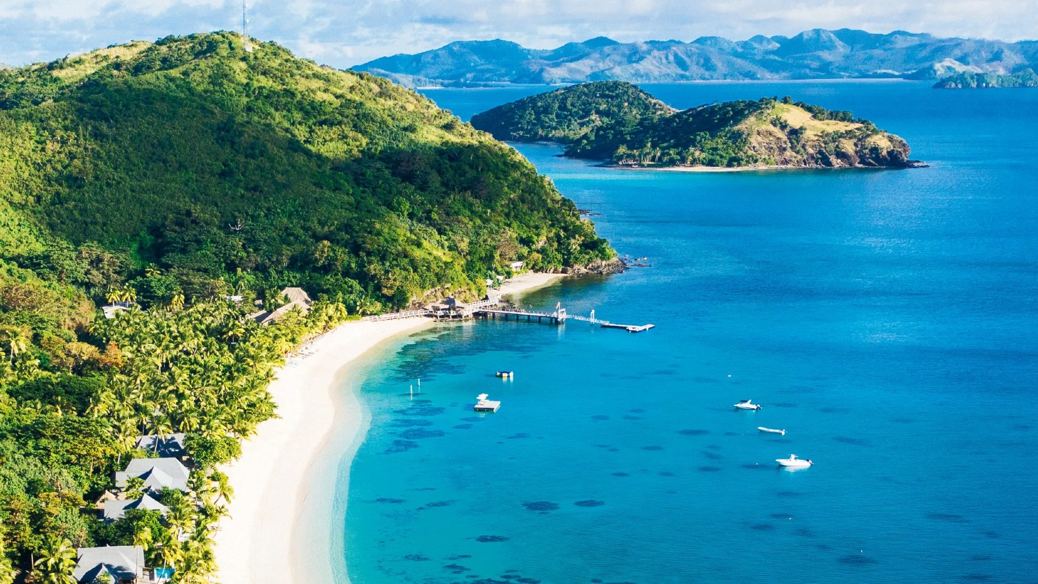 Tropical beach in Fiji