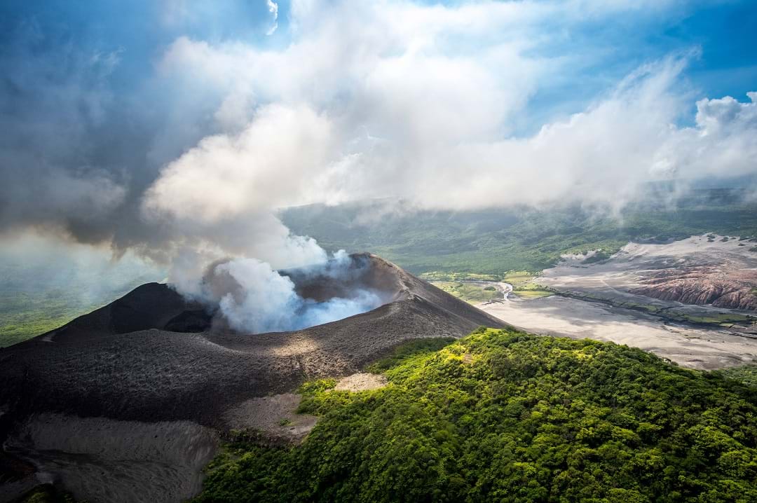 Mount Yasur volcano in Vanuatu