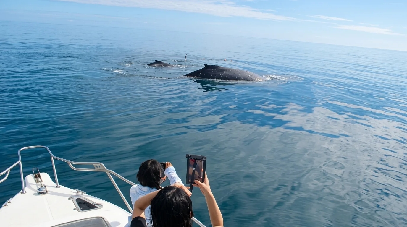 Whale watching in Tonga