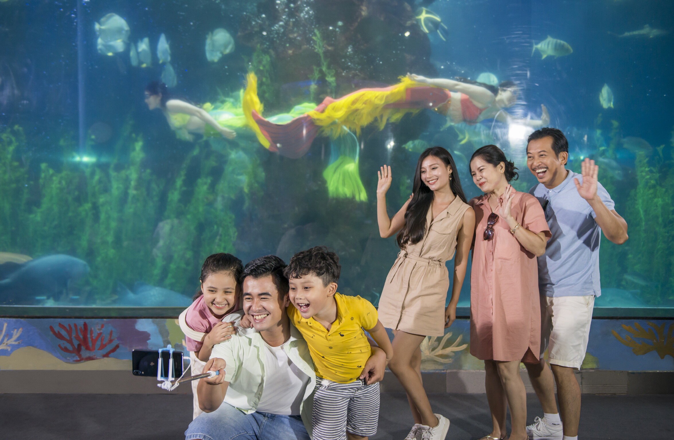 Biểu diễn nàng tiên cá 