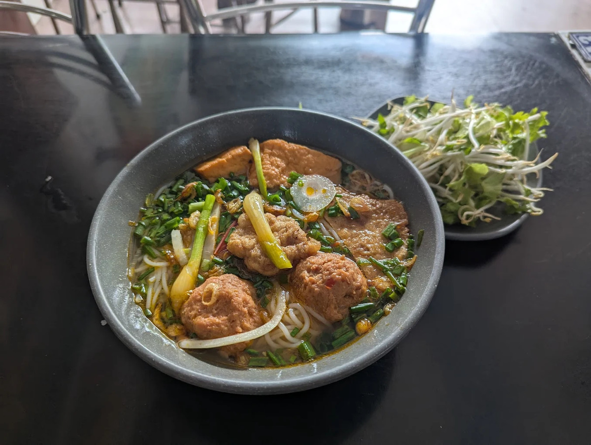 bún chả cá Ngọc Liên Quy Nhơn
