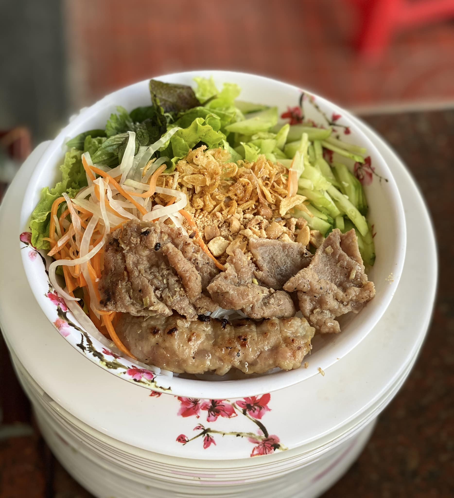 Bún thịt nướng Quy Nhơn giá bao nhiêu?