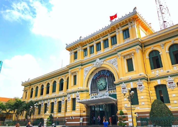 bưu điện trung tâm Sài Gòn