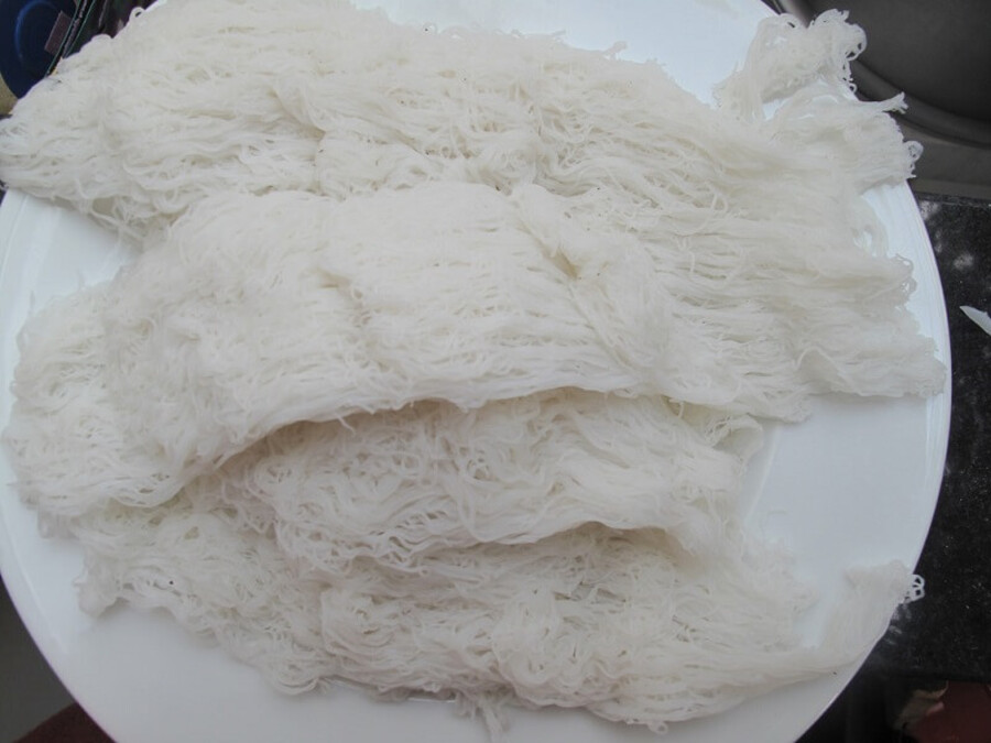 cách làm bánh hỏi lòng heo