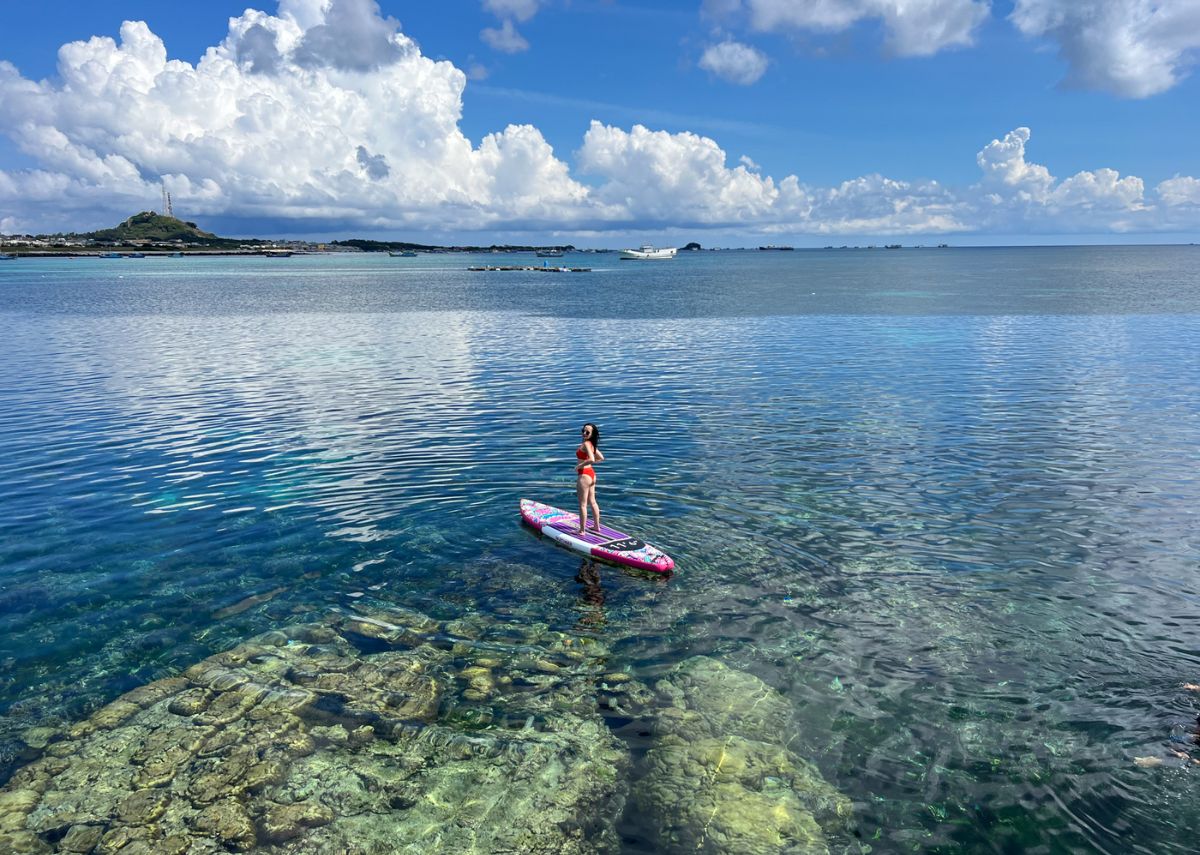 Chèo SUP trên đảo Phú Quý