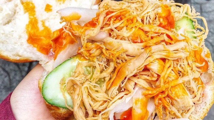 Vietnamese chicken sandwich