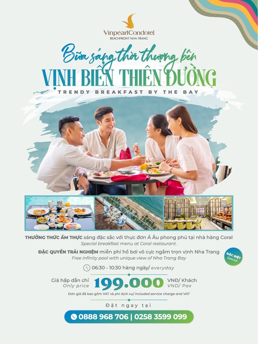 Chương trình ẩm thực Vinpearl Condotel Beachfront Nha Trang