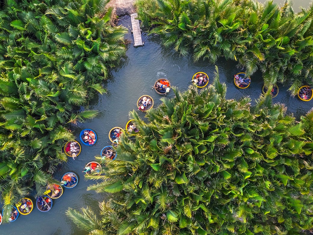 Coconut boat ride Hoi An