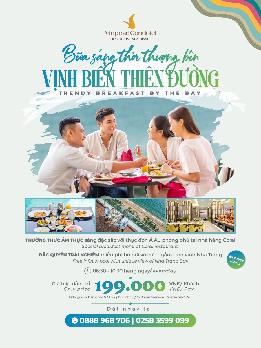 combo/voucher Vinpearl Condotel Beachfront Nha Trang