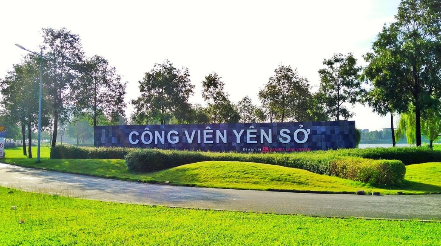 Công viên Yên Sở xanh mát
