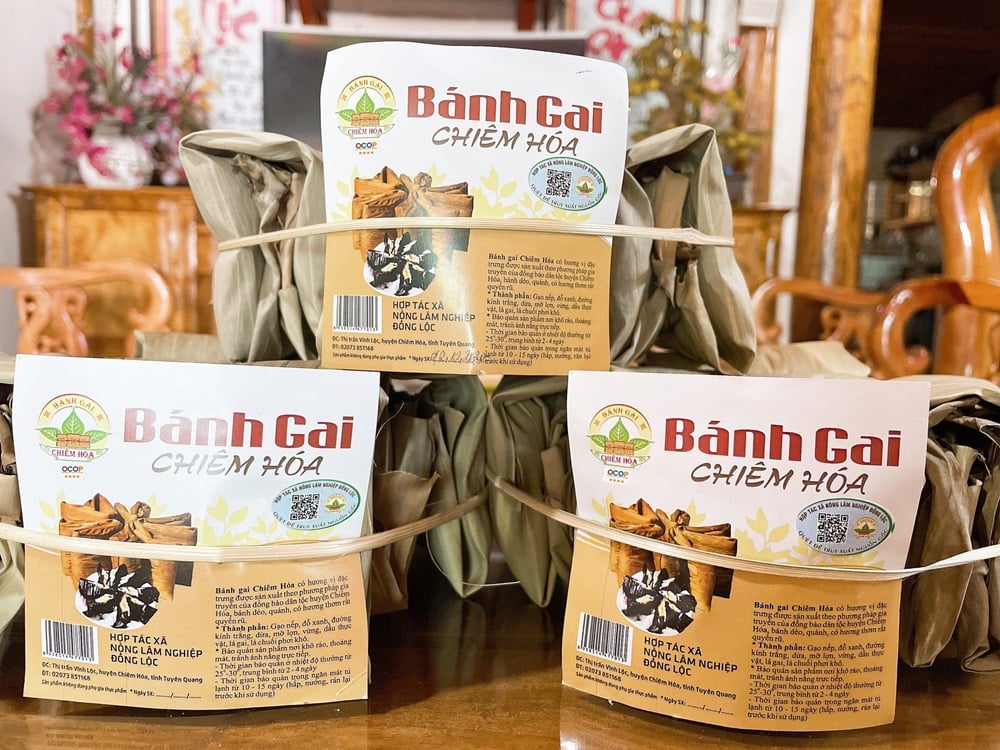 Đặc sản làm quà Tuyên Quang - bánh gai Chiêm Hóa