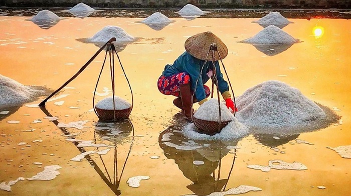 Cánh đồng muối Sa Huỳnh