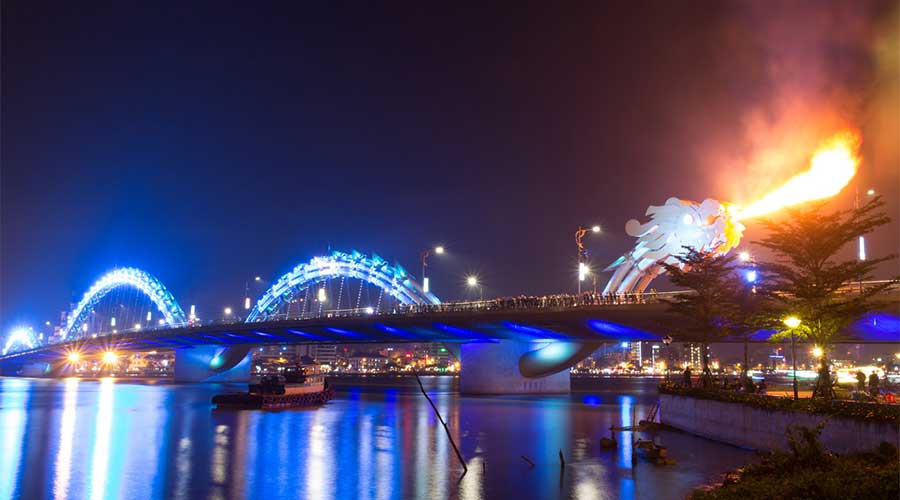 Dragon Bridge in Da Nang 