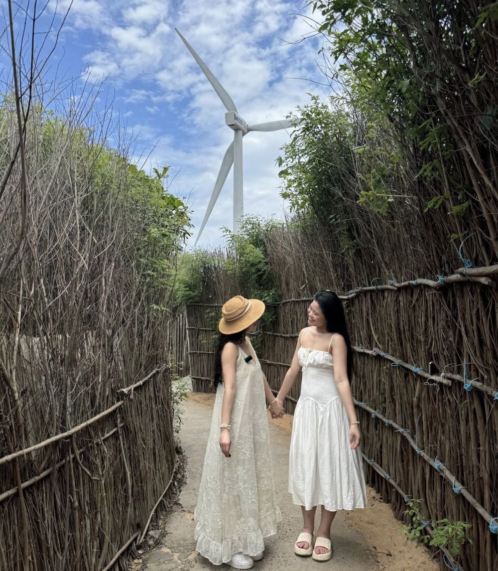 con đường tuabin gió Chi Nên