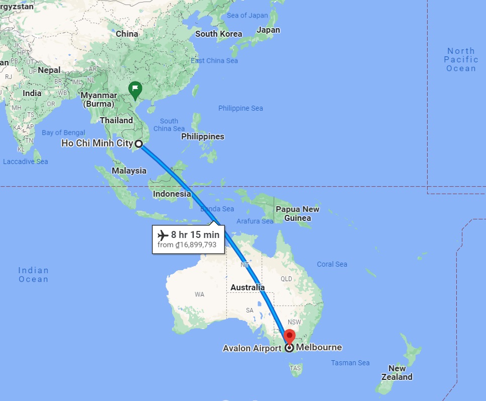 Flights to Ho Chi Minh City from Melbourne