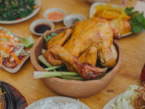 Gà đập lu Đà Lạt