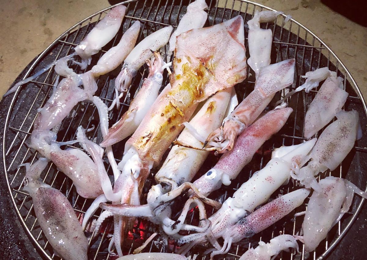 Hải sản trên Bãi Bàu Quy Nhơn